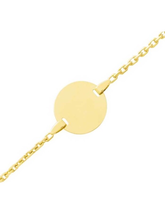 Gourmette bébé Or Jaune 18K