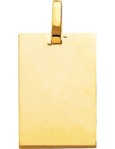 Pendentif Rectangulaire Or Jaune 18K