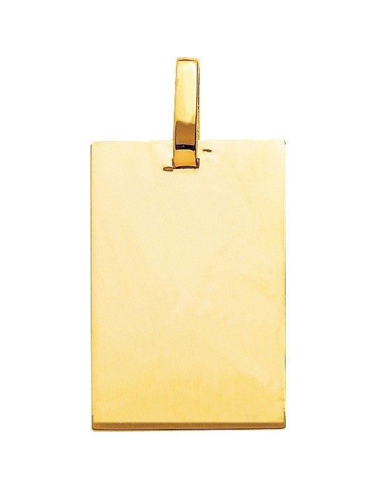 Pendentif Rectangulaire Or Jaune 18K