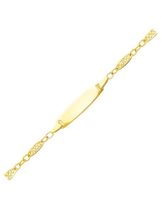 Gourmette bébé Or Jaune 18K