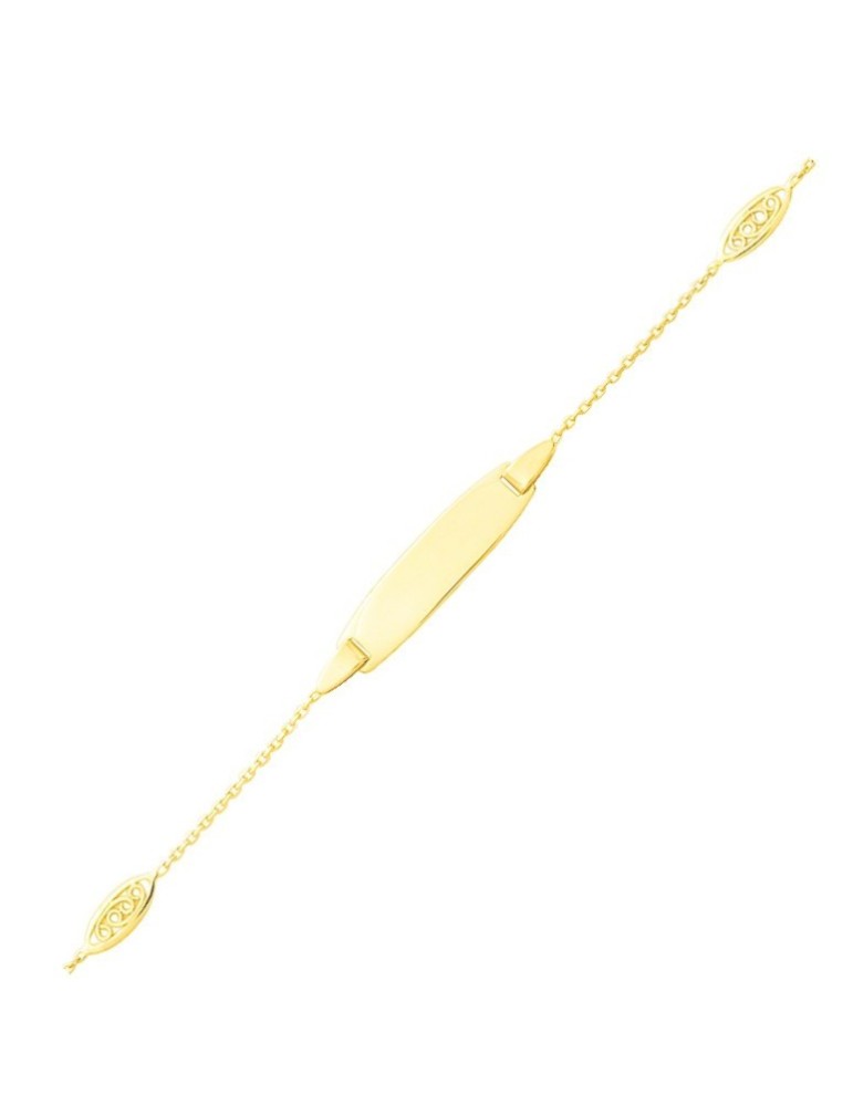 Gourmette bébé Or Jaune 18K