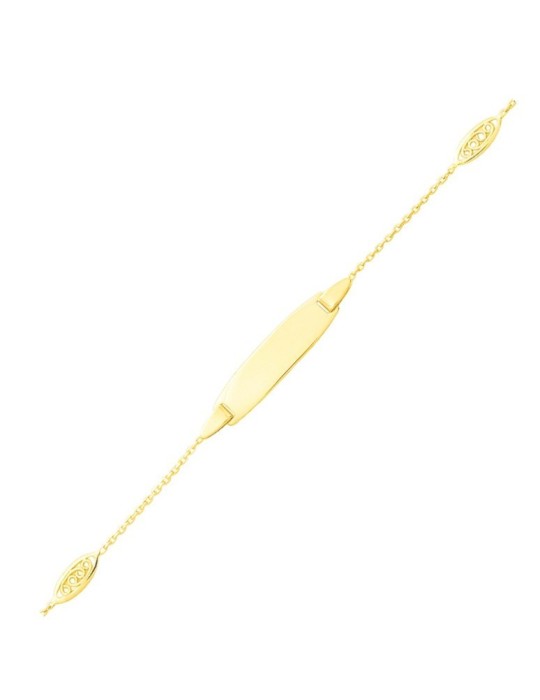 Gourmette bébé Or Jaune 18K