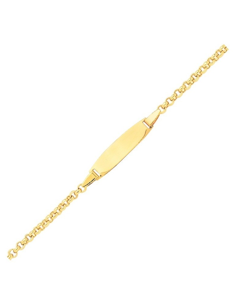Gourmette bébé Or Jaune 18K