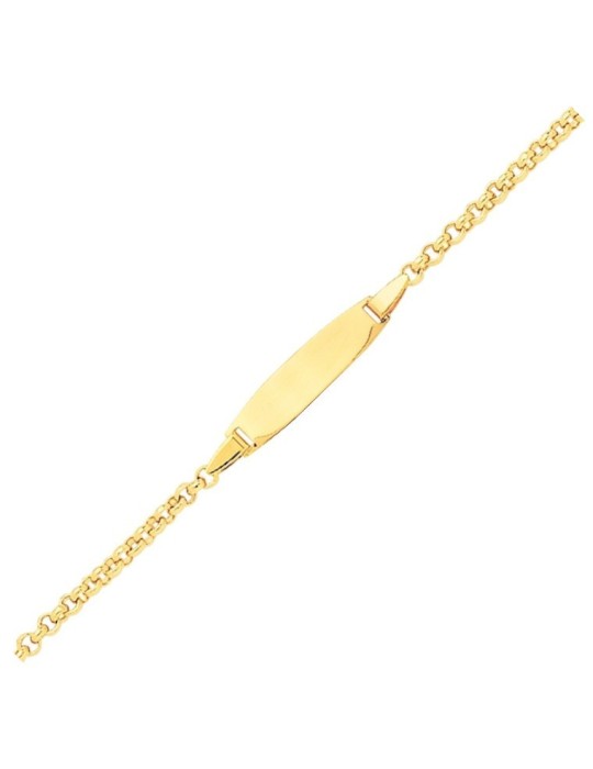 Gourmette bébé Or Jaune 18K
