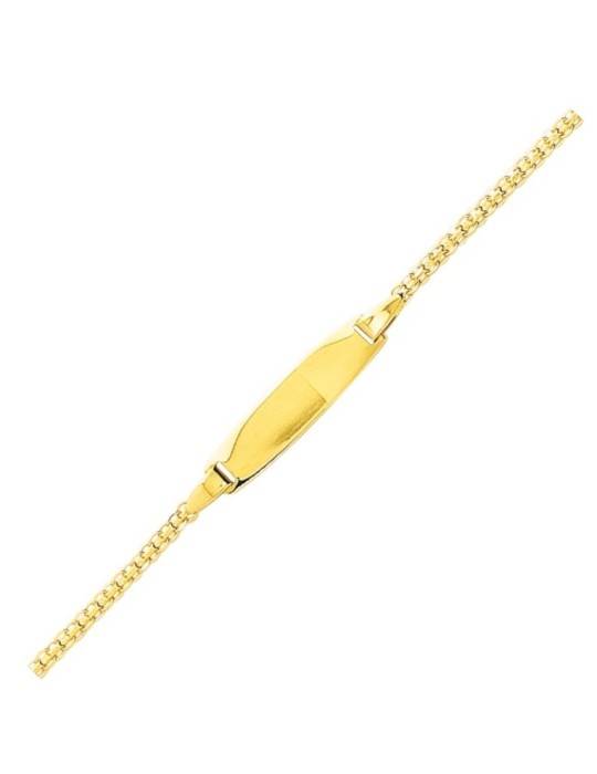 Gourmette bébé Or Jaune 18K