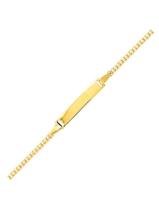 Gourmette bébé Or Jaune 18K