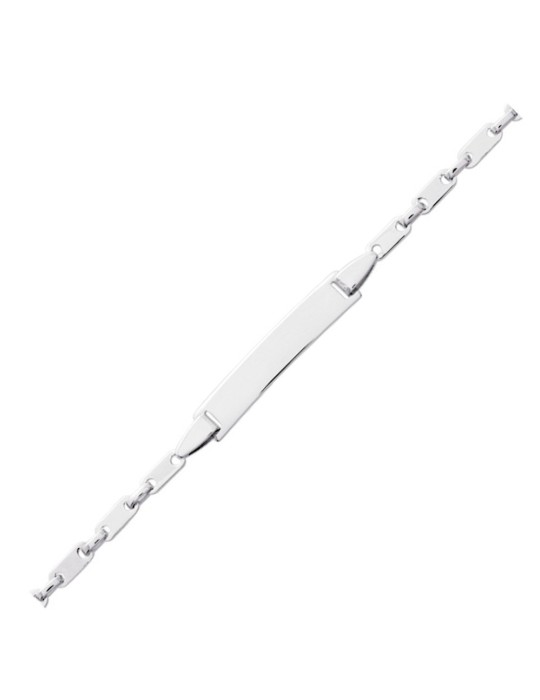 Gourmette bébé Or Blanc 18K