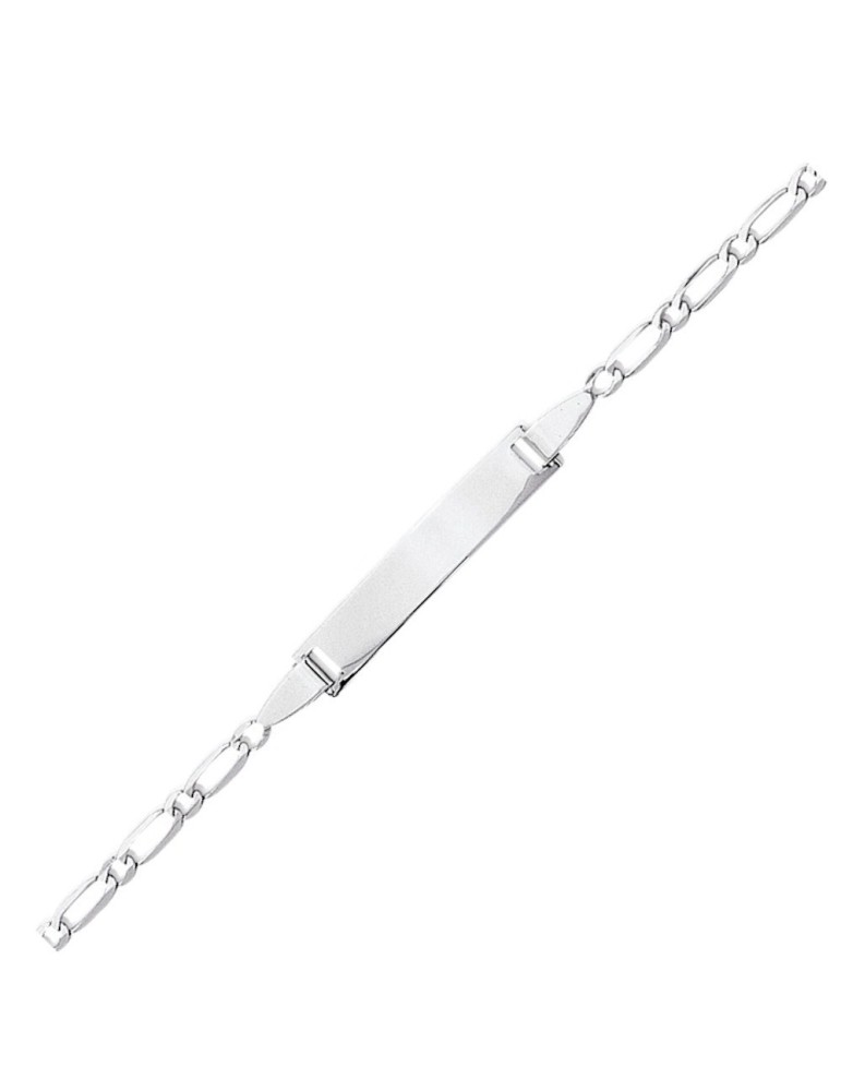 Gourmette bébé Or Blanc 18K