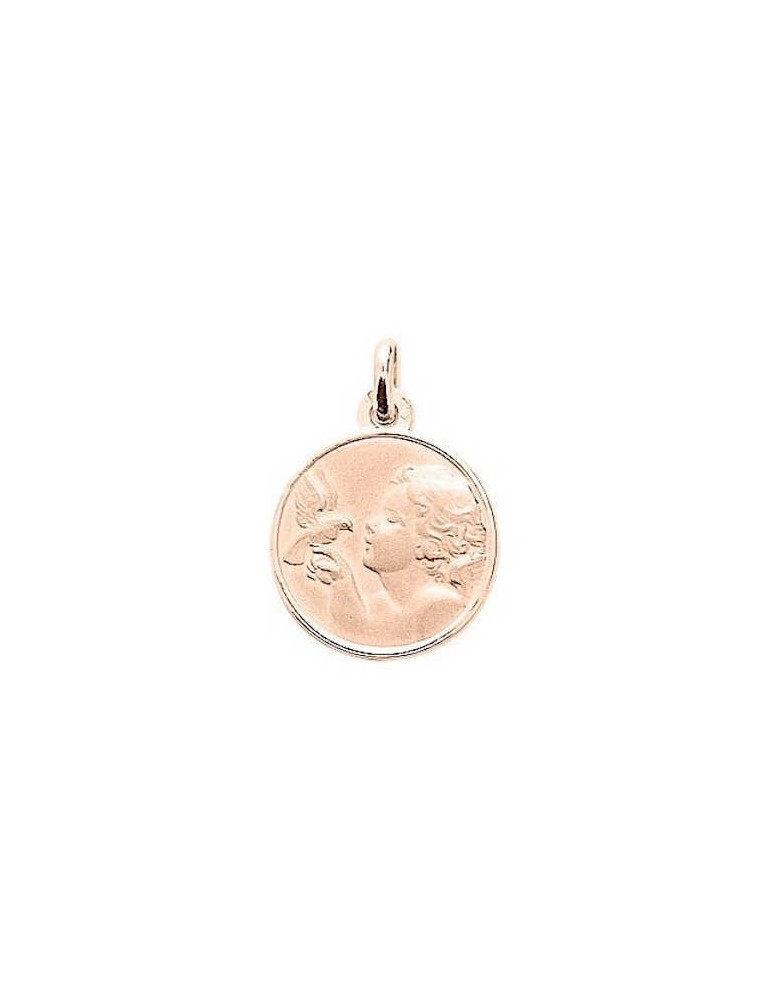 Médaille Ange Or Rose 18K 