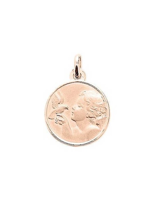 Médaille Ange Or Rose 18K 