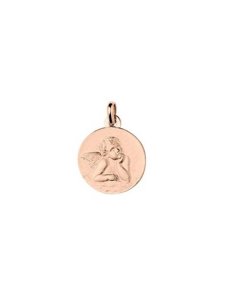 Médaille Ange Or Rose 18K 