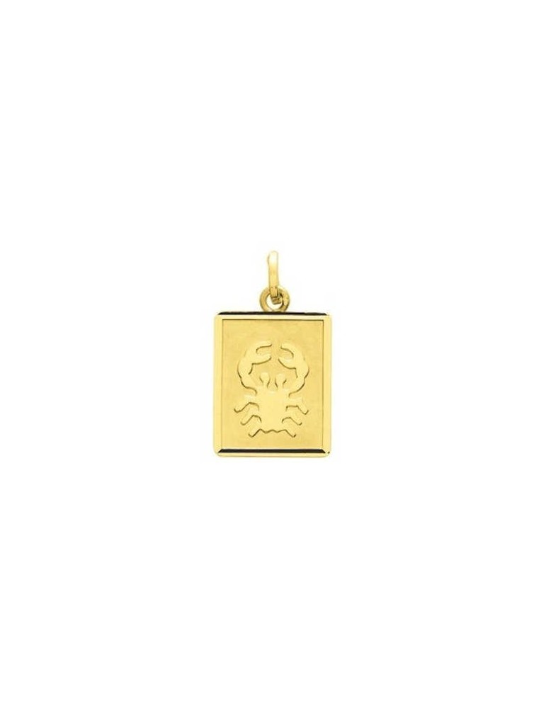 Médaille Zodiac Cancer Or Jaune 18K 