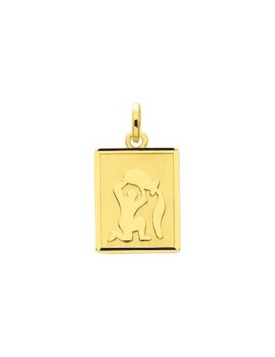 Médaille Zodiac Verseau Or Jaune 18K 