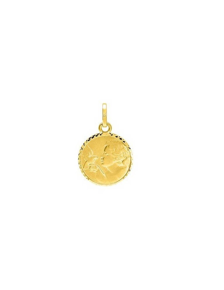 Médaille Ange Or Jaune 9K 