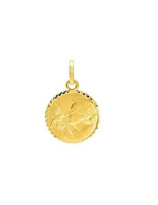 Médaille Ange Or Jaune 9K 