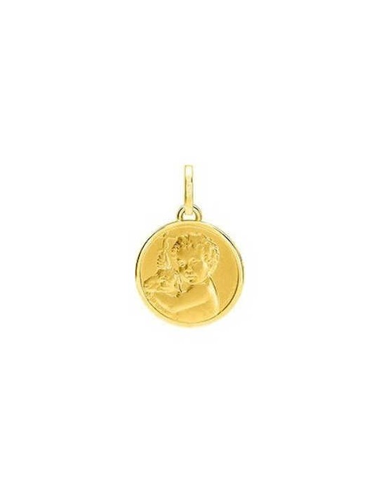 Médaille Ange Or Jaune 9K 