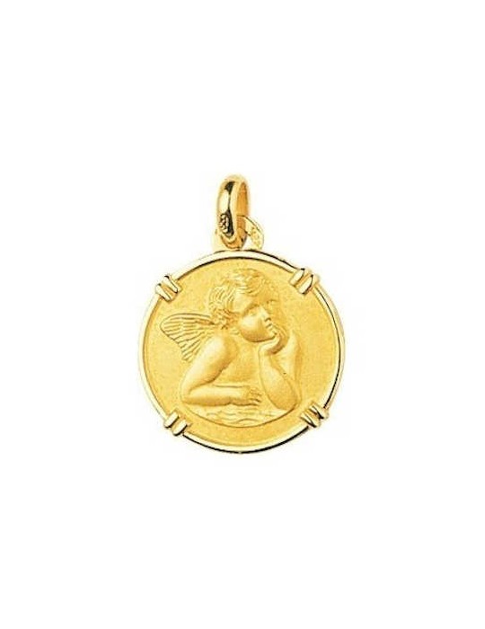 Médaille Ange Or Jaune 9K 