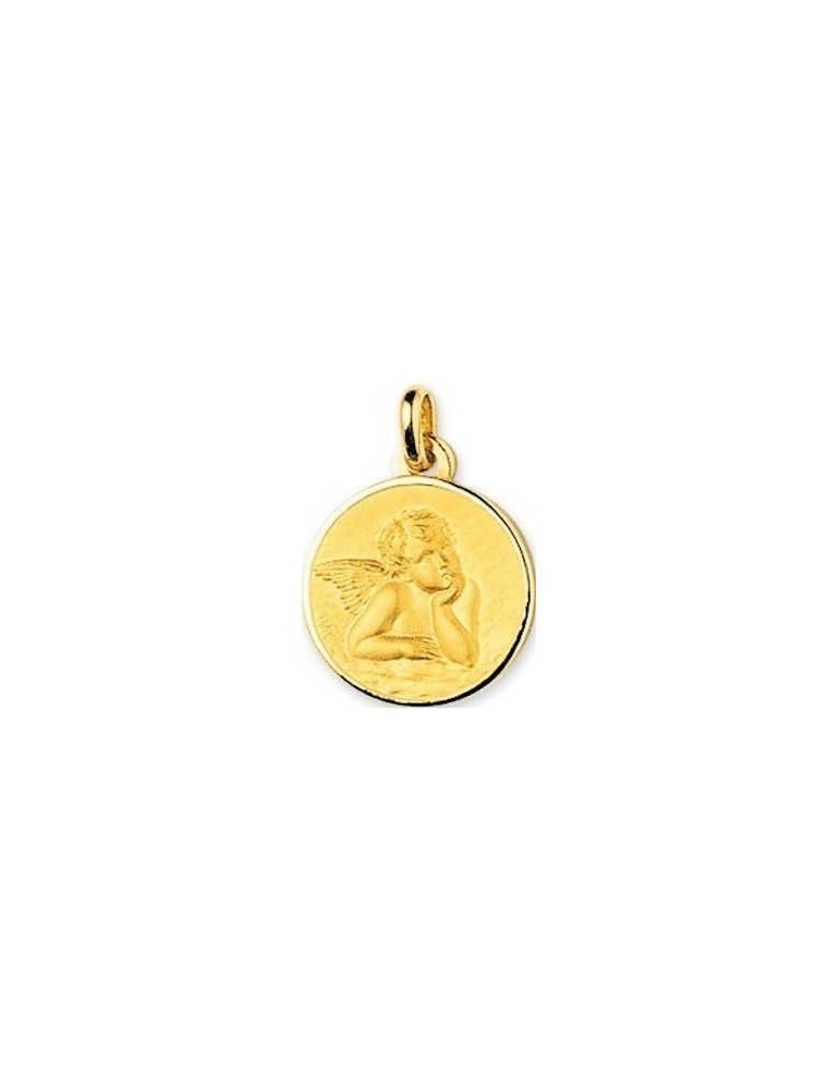 Médaille Ange Or Jaune 9K 