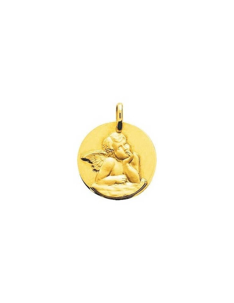 Médaille Ange Or Jaune 9K 