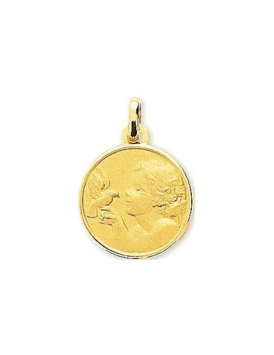 Médaille Ange Or Jaune 9K 