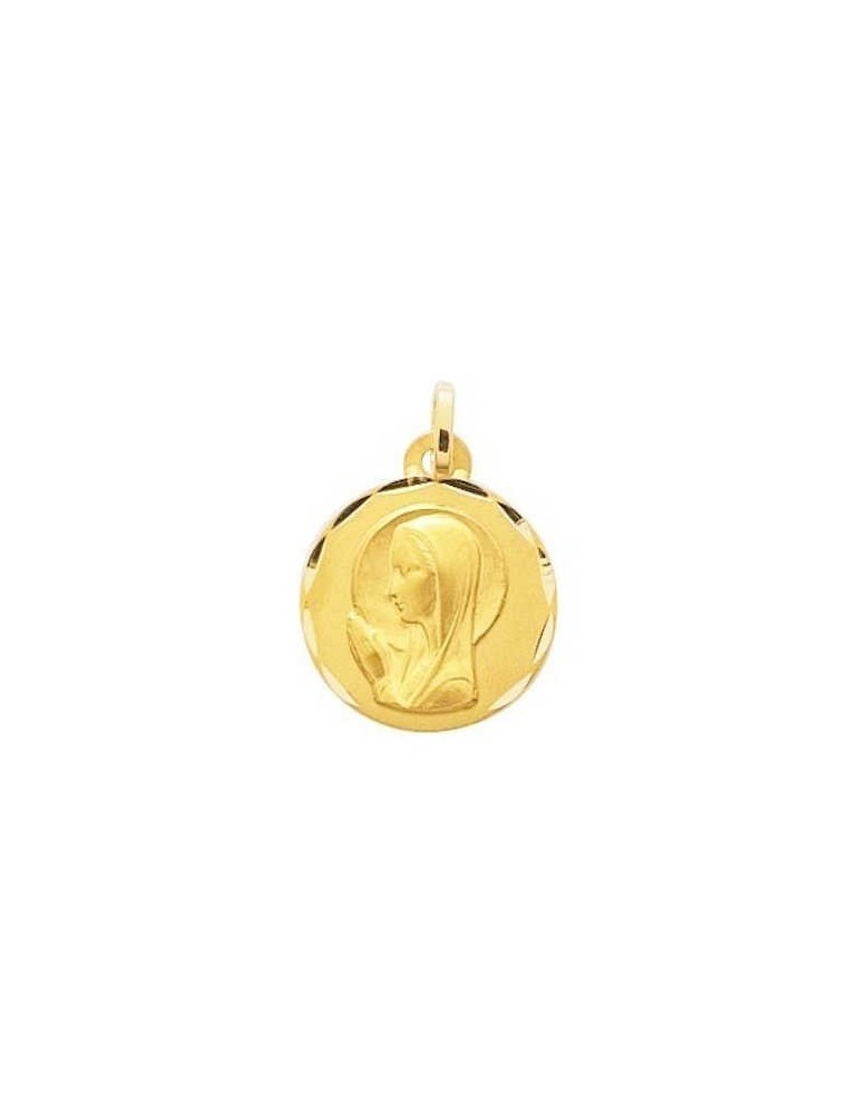 Médaille Vierge Or Jaune 9K 