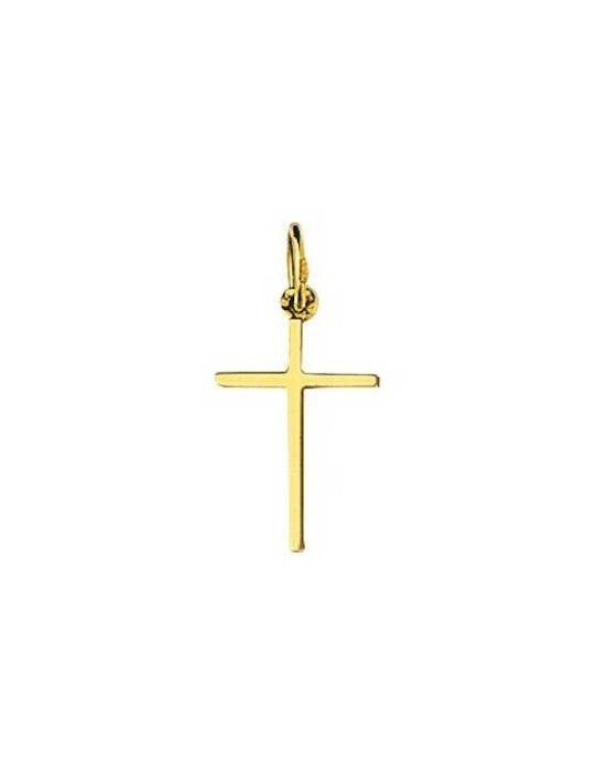 Pendentif Croix Or Jaune 9K 