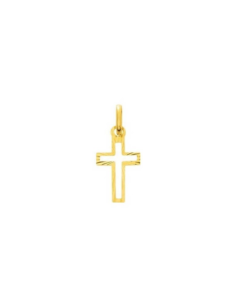 Pendentif Croix Or Jaune 9K 