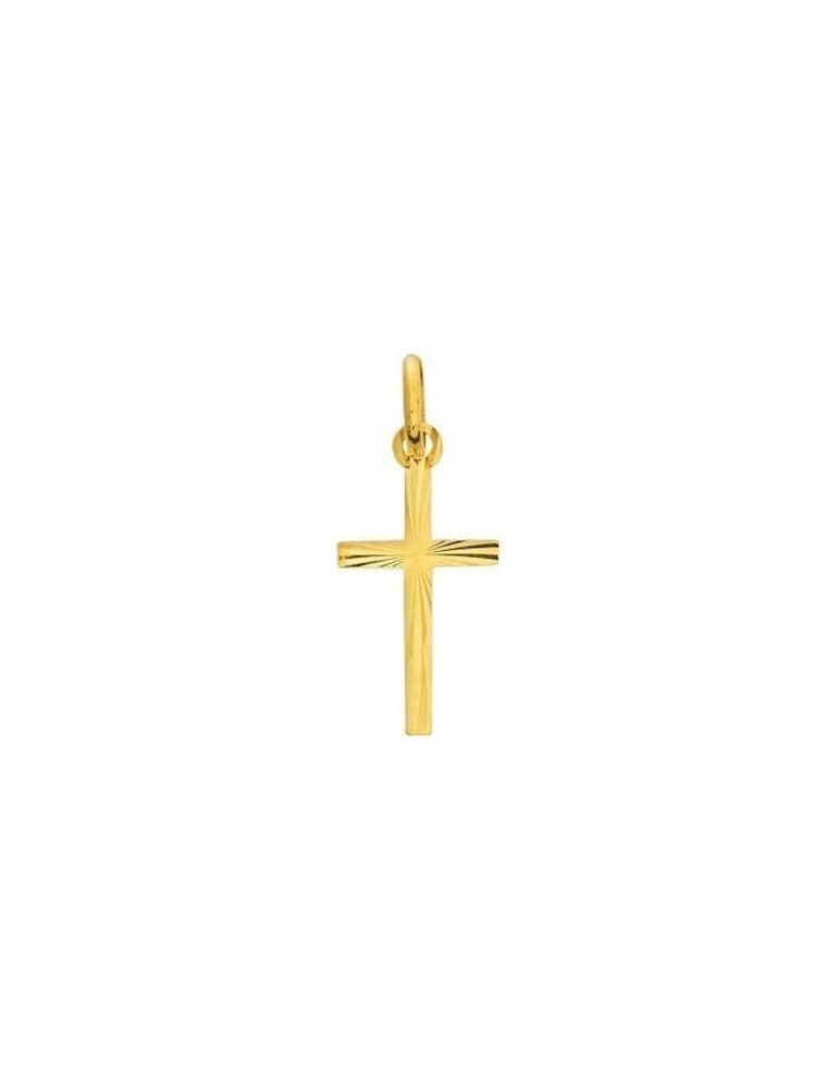Pendentif Croix Or Jaune 9K 
