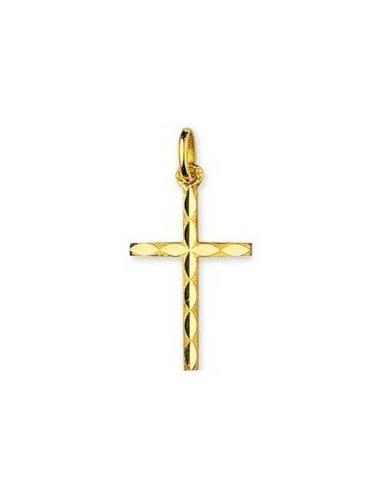 Pendentif Croix Or Jaune 9K 
