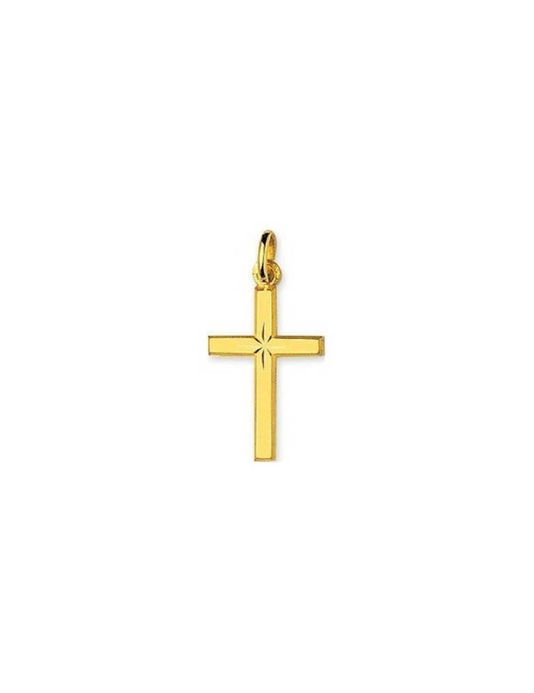Pendentif Croix Or Jaune 9K 