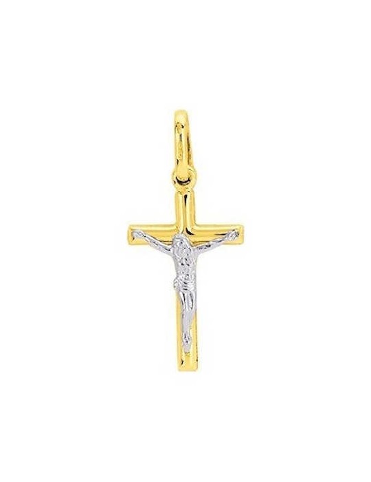 Pendentif Croix Christ 2 Ors 9K 