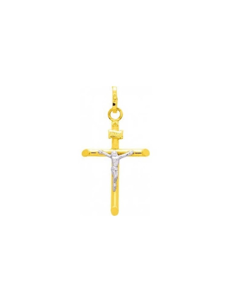 Pendentif Croix Christ 2 Ors 9K 