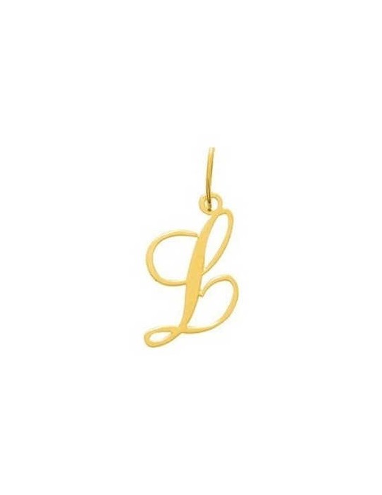 Pendentif Lettre "L" Or Jaune 18K 