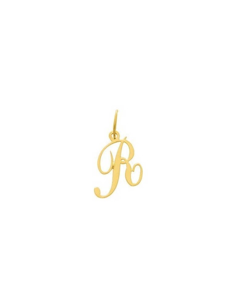 Pendentif Lettre "R" Or Jaune 18K 