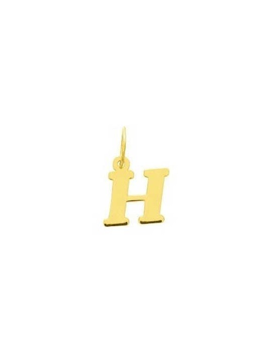 Pendentif Lettre "H" Or Jaune 18K 