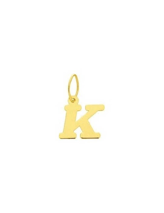 Pendentif Lettre "K" Or Jaune 18K 