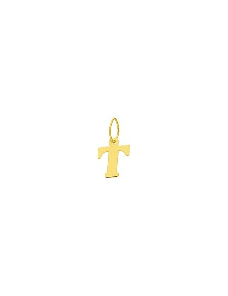 Pendentif Lettre "T" Or Jaune 18K 