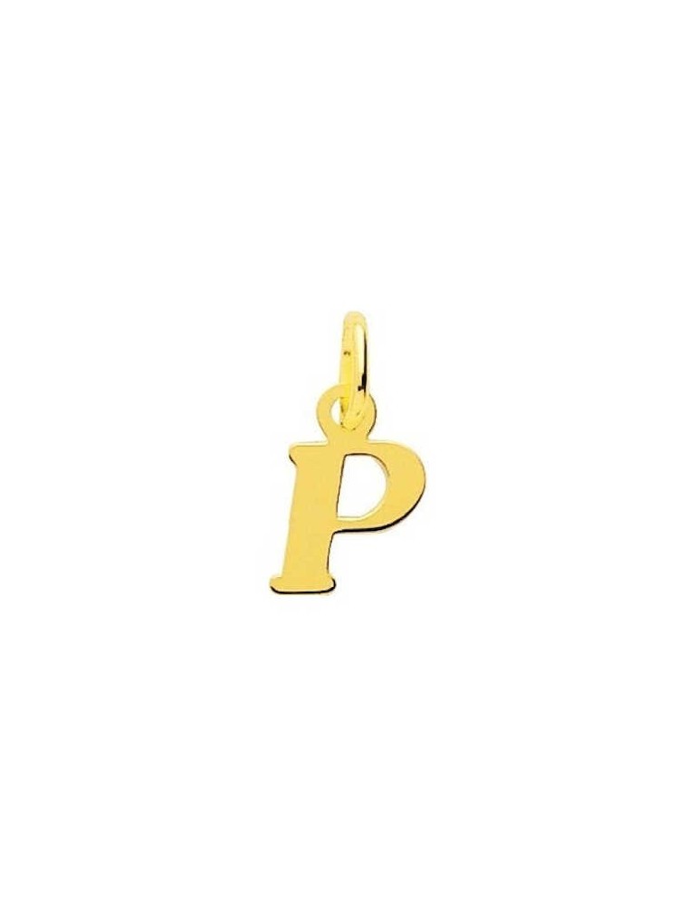 Pendentif Lettre "P" Or Jaune 18K 