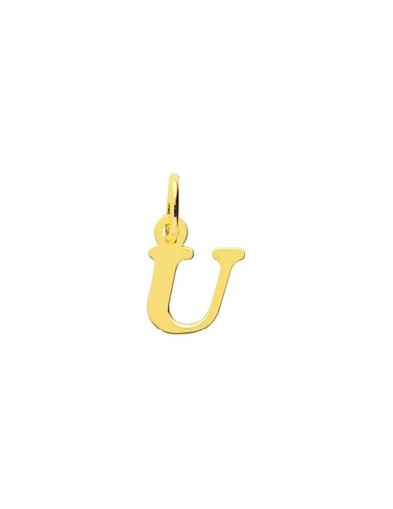 Pendentif Lettre "U" Or Jaune 18K 