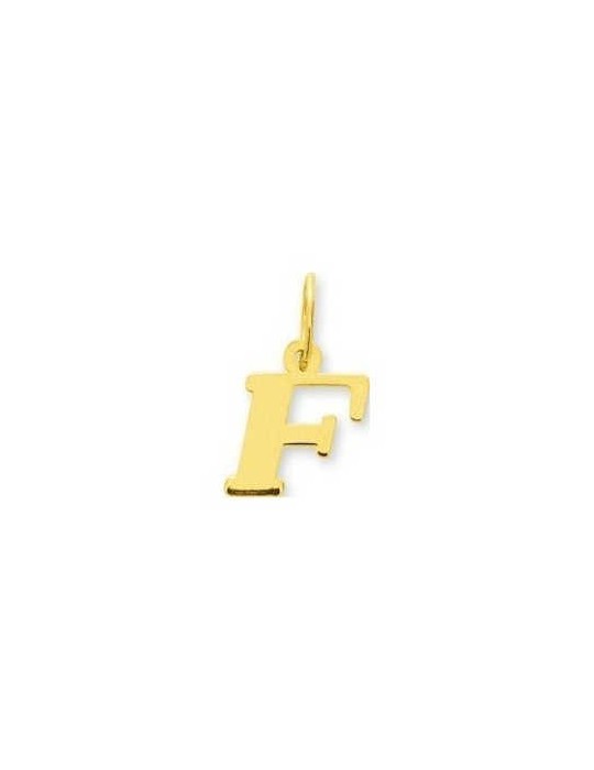 Pendentif Lettre "F" Or Jaune 9K 