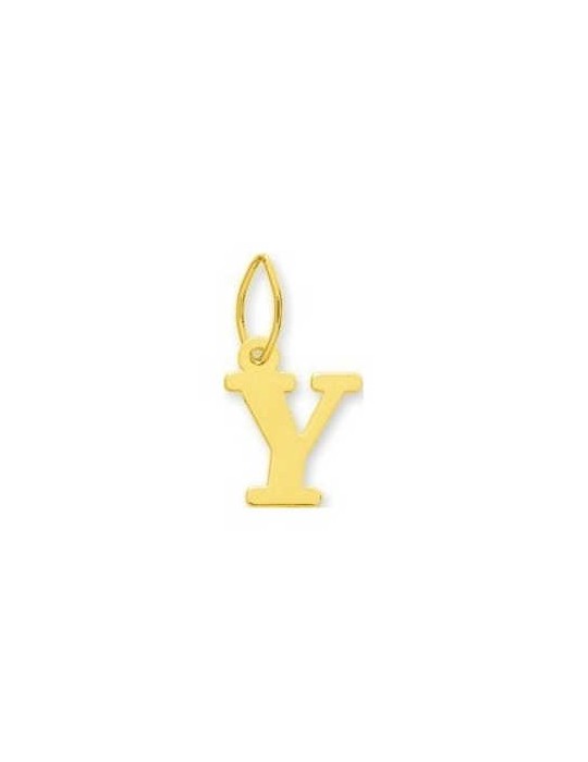 Pendentif Lettre "Y" Or Jaune 9K 