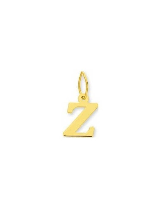 Pendentif Lettre "Z" Or Jaune 9K 