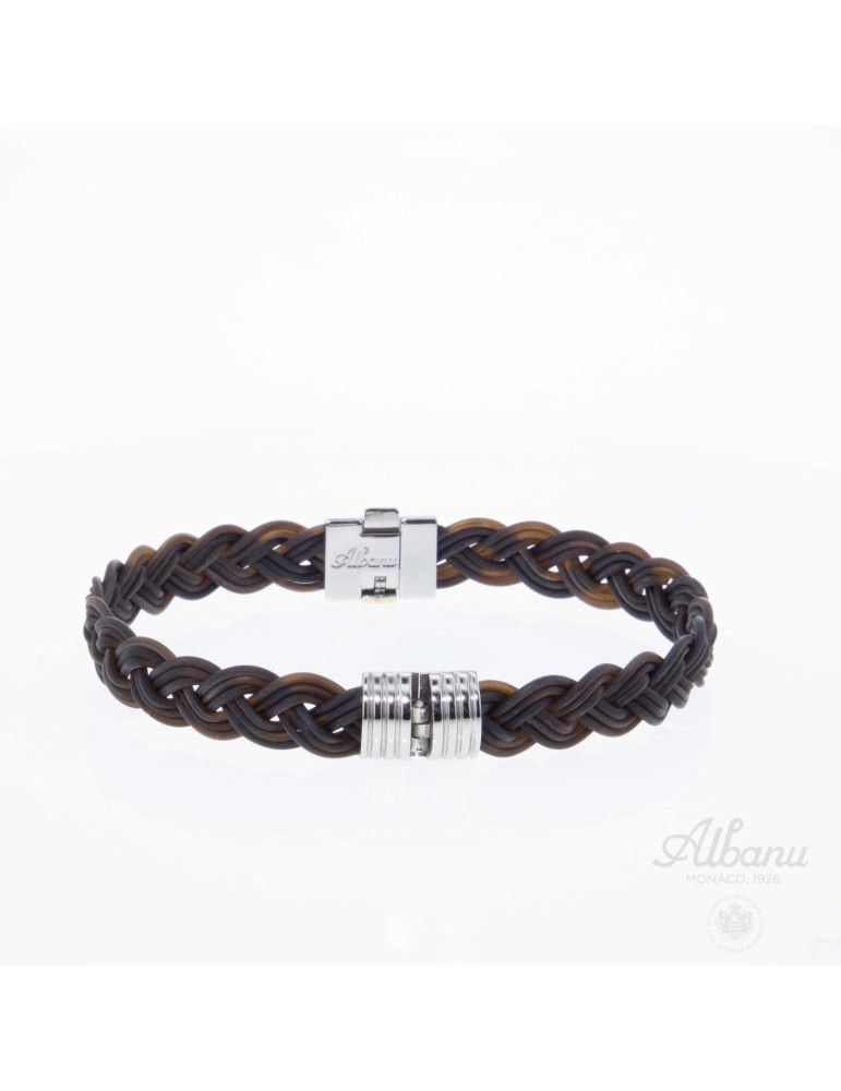 Bracelet buffle Albanu Mini Savane 699P de la collection Savane
