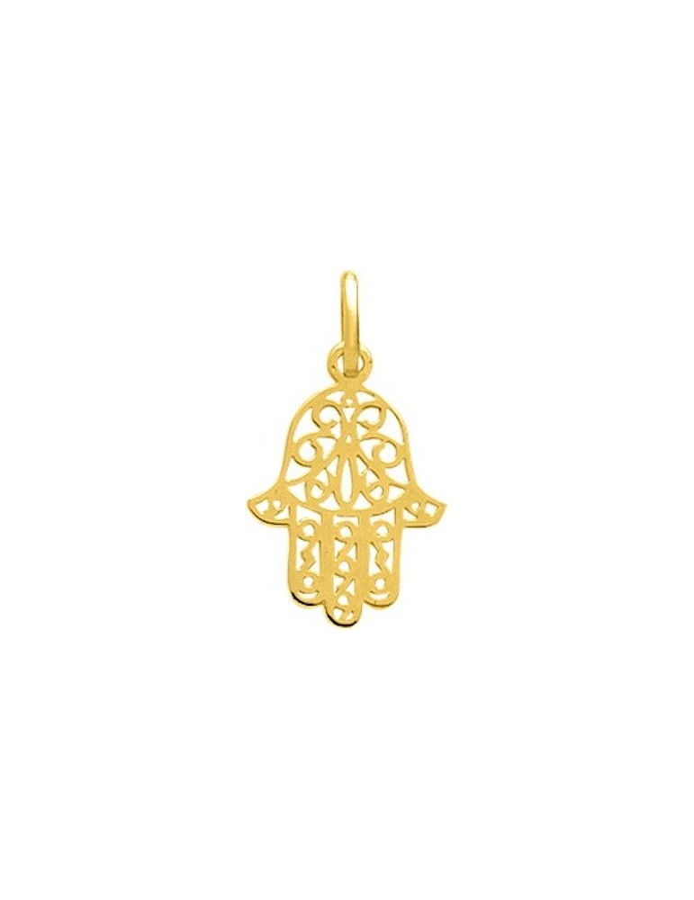 Pendentif Main De Fatma Or Jaune 18 carats 750/1000 Pendentif Main De Fatma Or Jaune 18 carats 750/1000