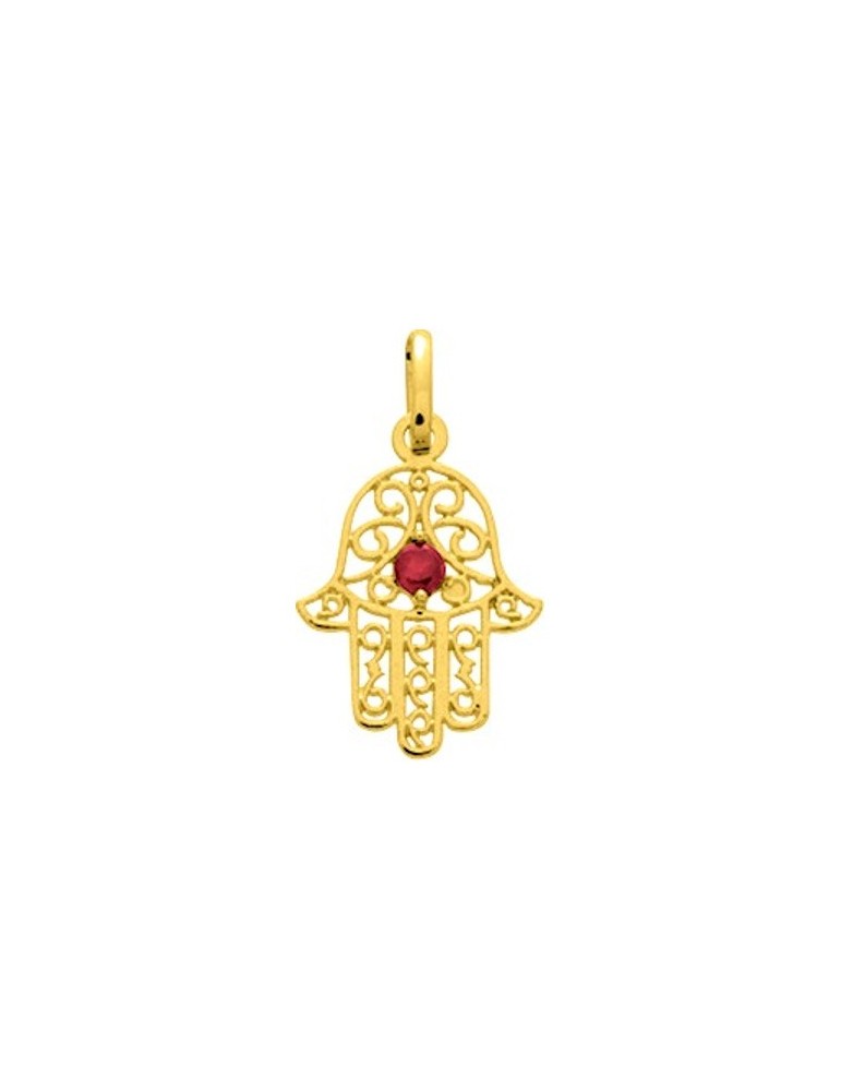 Pendentif Main De Fatma Or Jaune 18 carats 750/1000