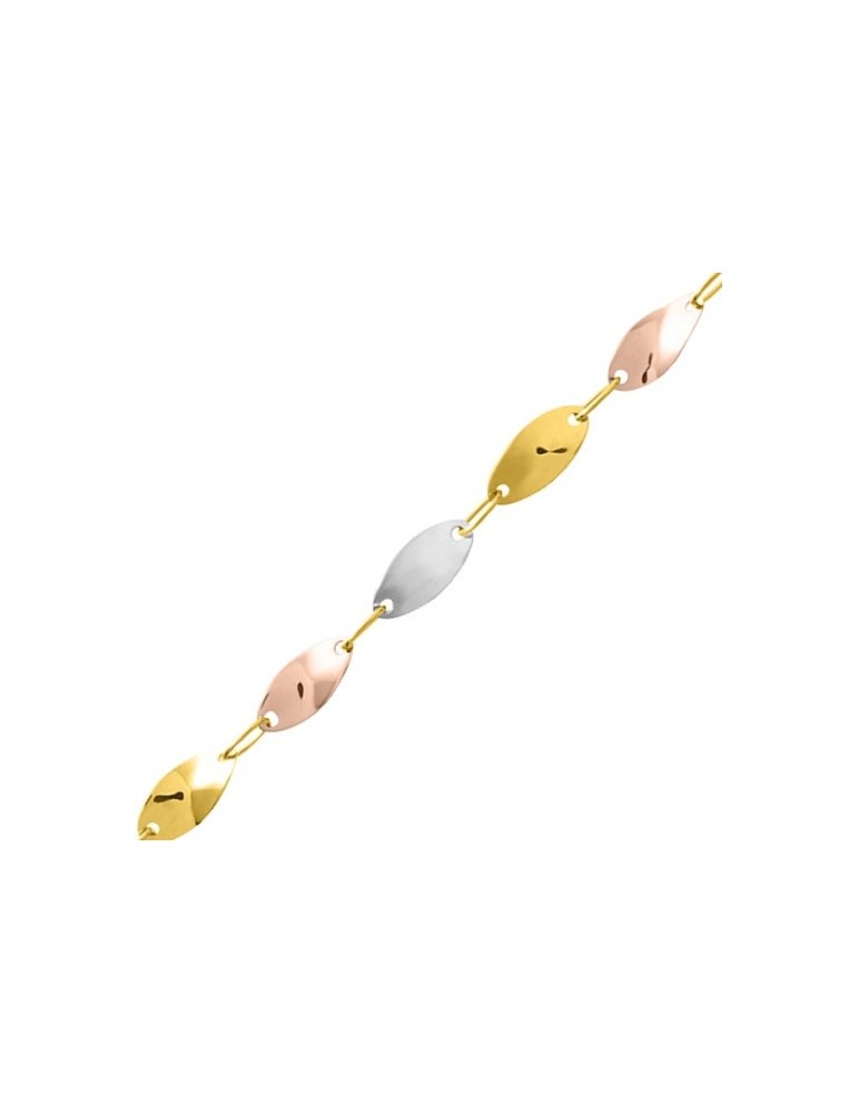 Bracelet or blanc 18K