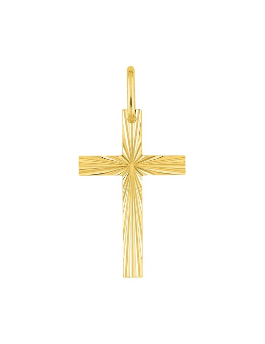 Pendentif croix Or Jaune 9 carats 375/1000 Pendentif croix Or Jaune 9 carats 375/1000