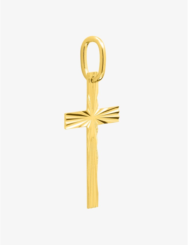 Pendentif croix Or Jaune 9 carats 375/1000