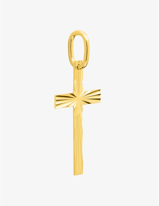 Pendentif croix Or Jaune 9 carats 375/1000