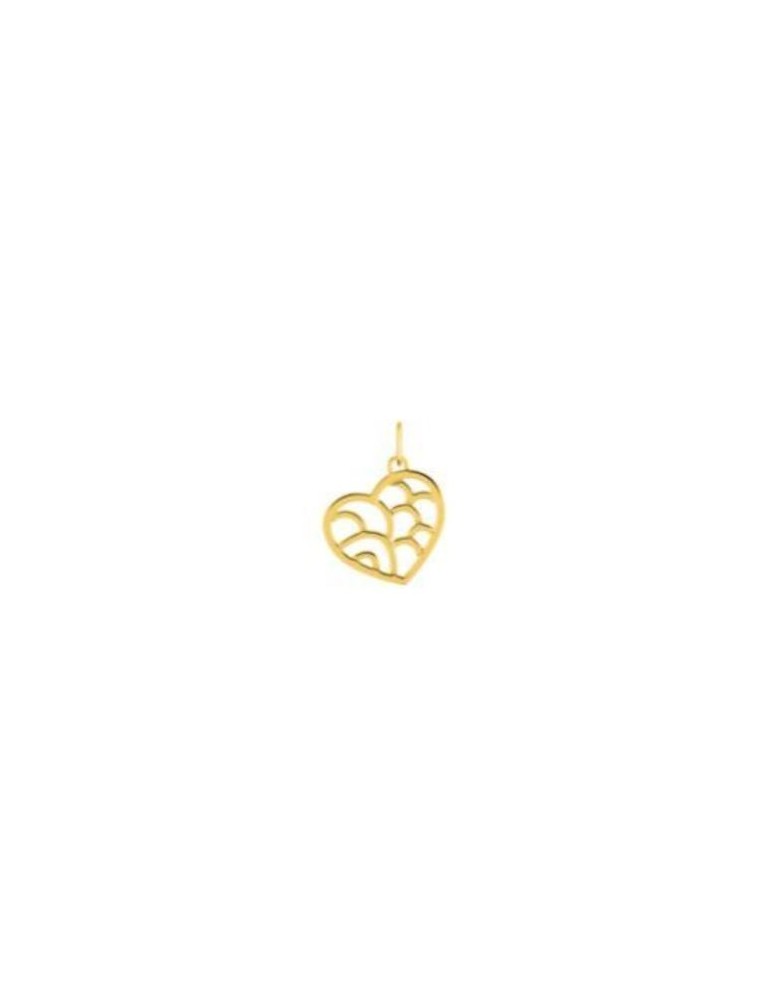 Pendentif Coeur Ajouré Or Jaune 9 carats 375/1000 Pendentif Coeur Ajouré Or Jaune 9 carats 375/1000